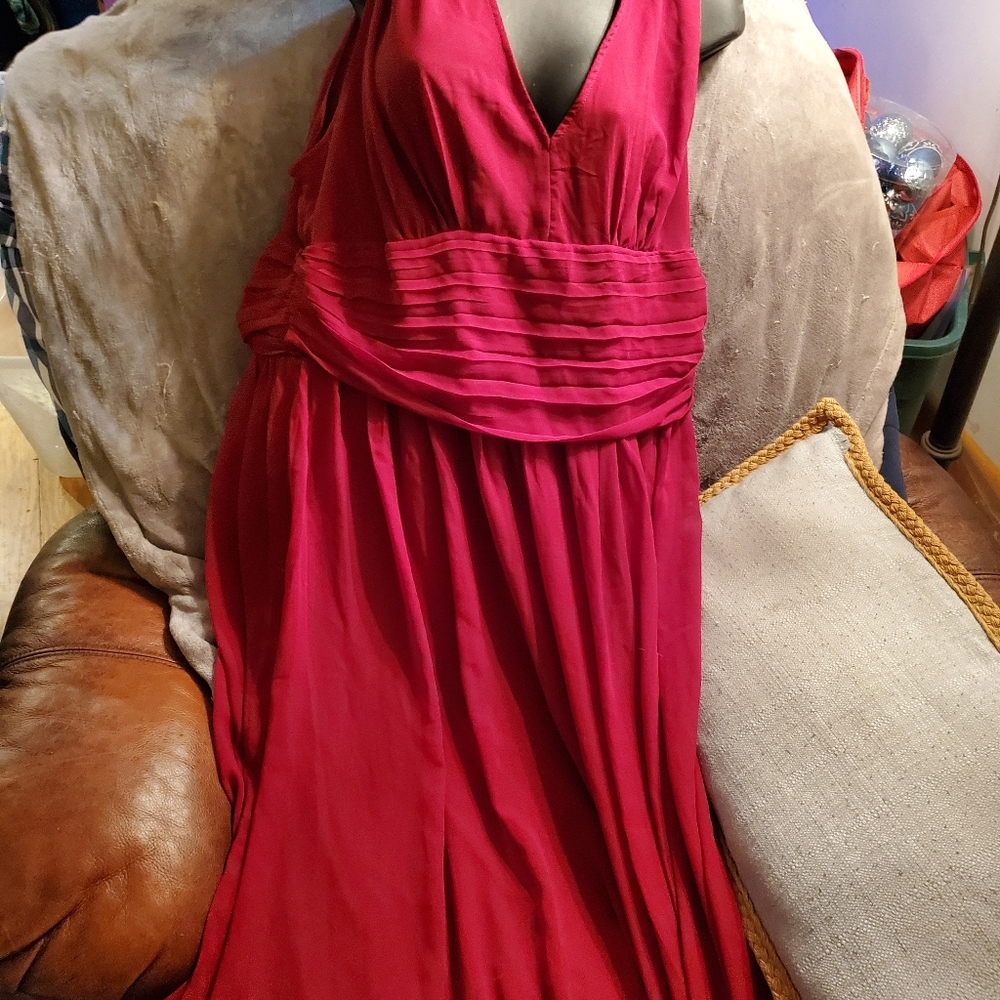 Beautiful  long red dress